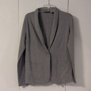 Uniqlo Gray Shawl-Collar Blazer